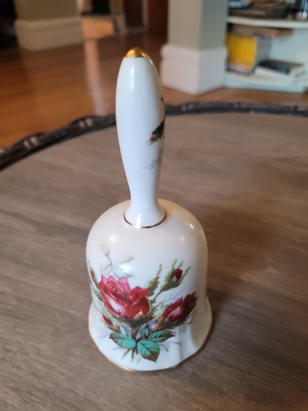 Hammersley Grandmother's Rose Dinner Bell Bone China England